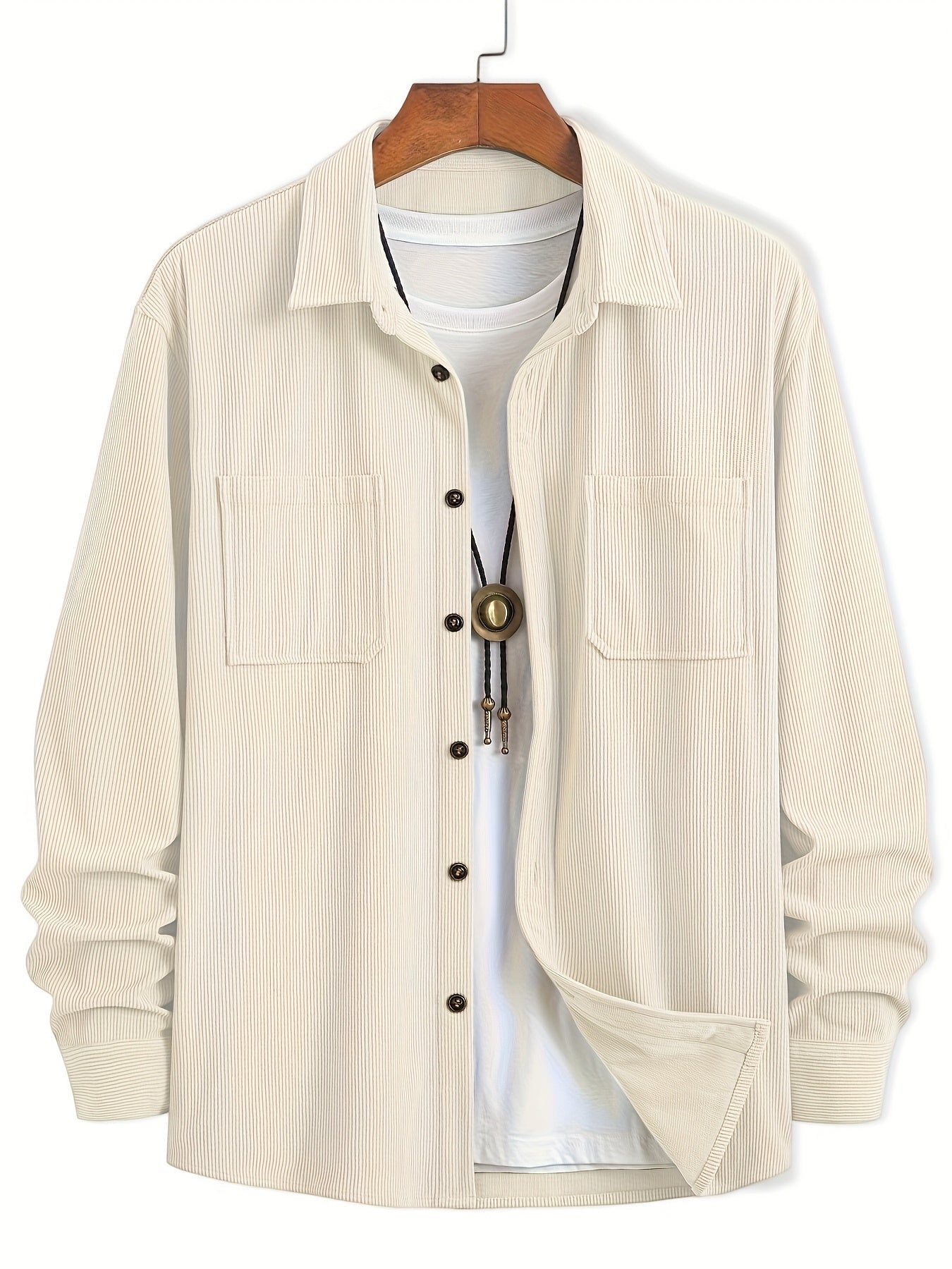Ellison - overshirt din catifea cord, vedere 7