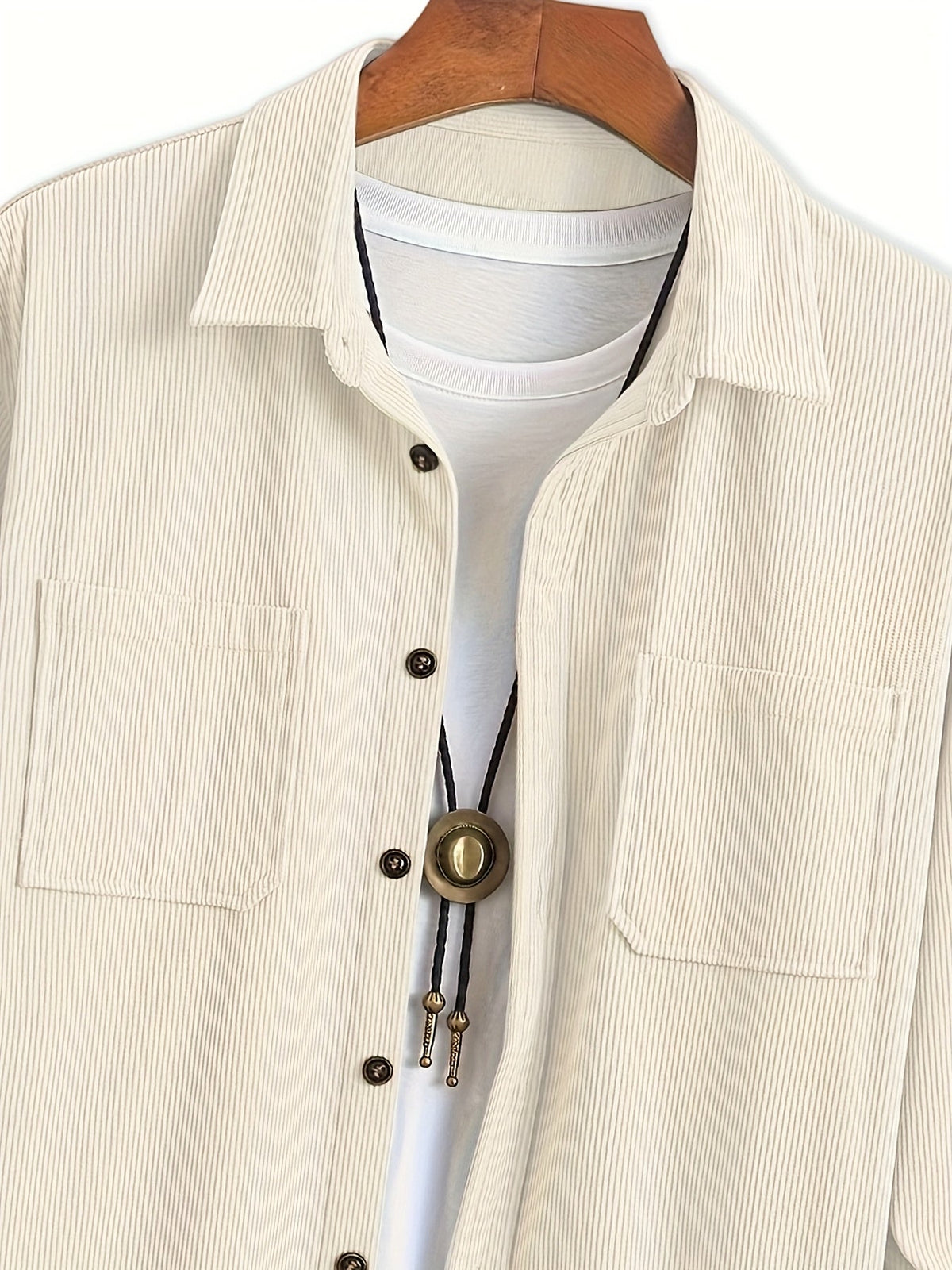 Ellison - overshirt din catifea cord, vedere 13
