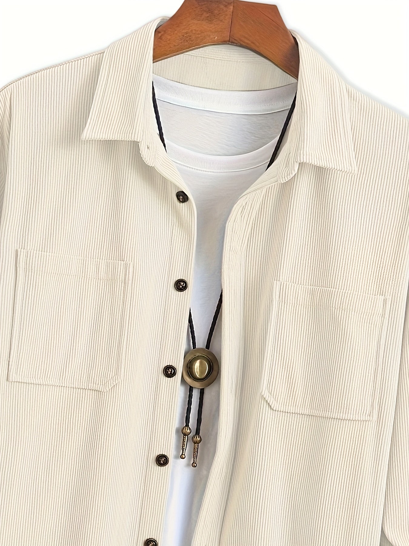 Ellison - overshirt din catifea cord, vedere 13