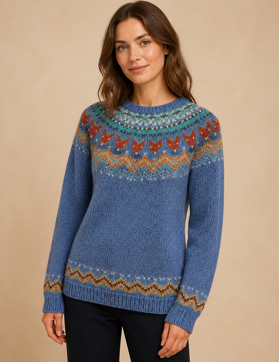 Ema – Elegante Weste mit elegantem Design – Blau – Bild 1