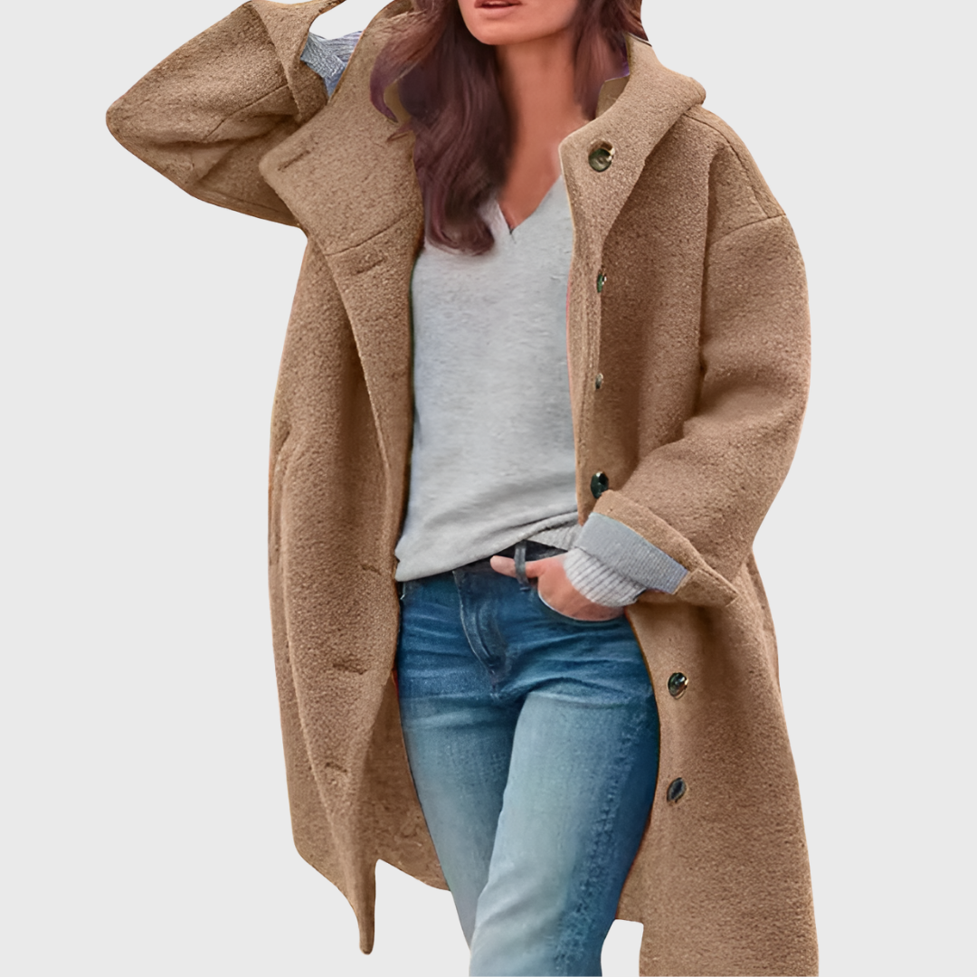 Emily - palton elegant, culoare Bej