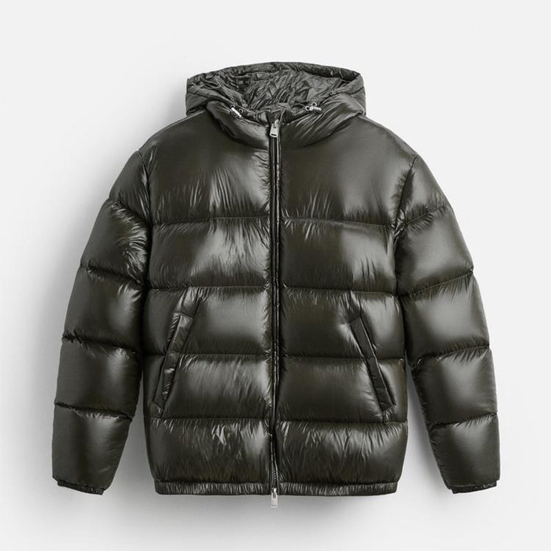 Levin – Wattierte Herrenjacke mit Kapuze – Ansicht 6