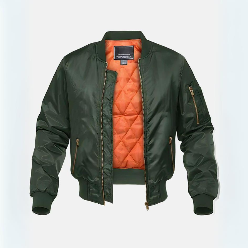 Marten – Gefütterte Bomberjacke – Grün