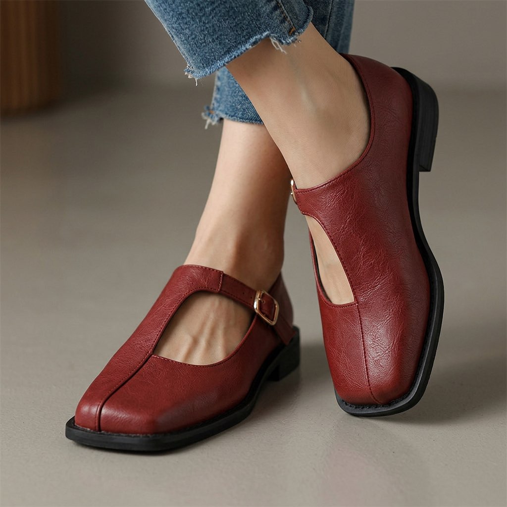 Cosima | Ballerinas mit Riemen – Bild 1