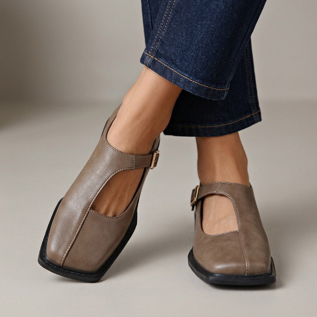 Cosima | Ballerinas mit Riemen – Bild 2