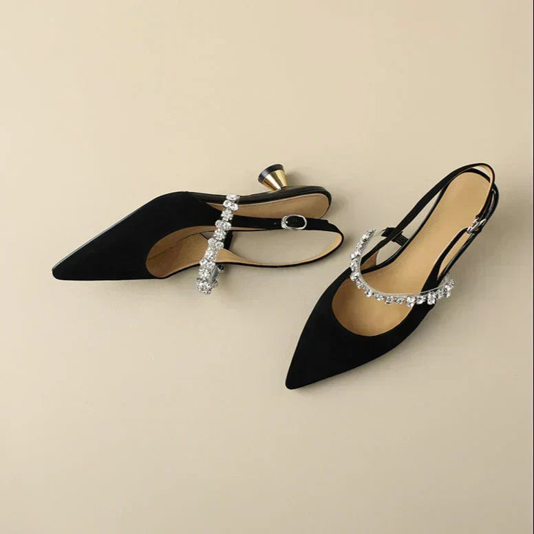 Mina | Slingback-Pumps mit Schmuckriemen – Bild 12