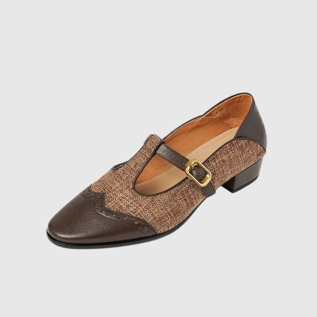 Vera | Zweifarbige T-Steg-Schuhe – Bild 8