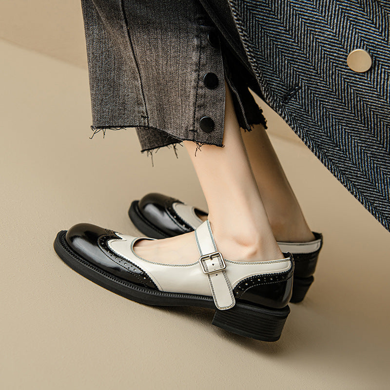 Miriam | Zweifarbige Mary-Jane-Schuhe – Bild 3
