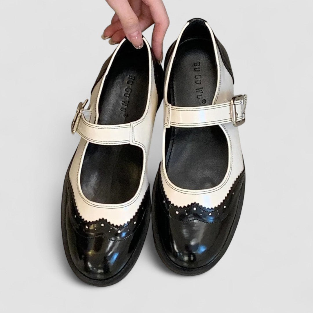 Miriam | Zweifarbige Mary-Jane-Schuhe – Bild 5