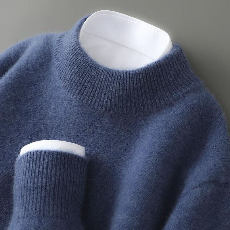 Damen Kaschmirpullover mit Stehkragen – Bild 5