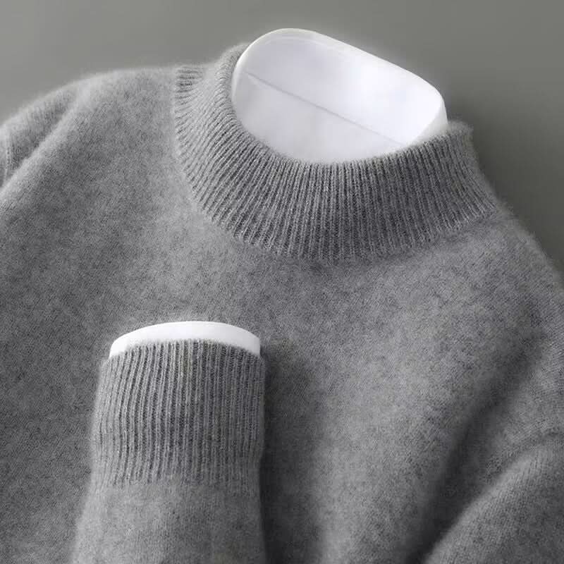 Damen Kaschmirpullover mit Stehkragen – Bild 7