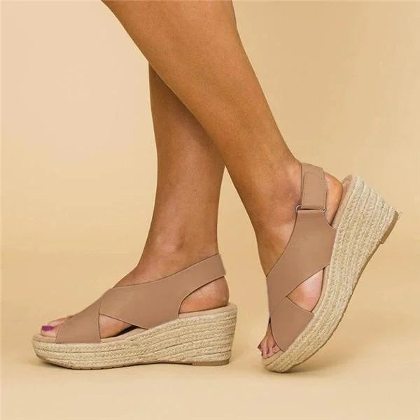 Komfortable Orthopädische Keilabsatz-Espadrilles - Clara – Bild 1