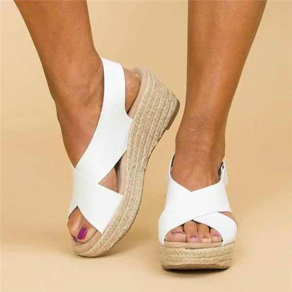 Komfortable Orthopädische Keilabsatz-Espadrilles - Clara – Bild 10