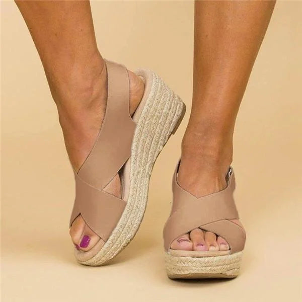 Komfortable Orthopädische Keilabsatz-Espadrilles - Clara – Bild 2