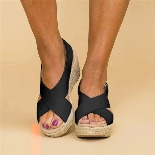 Komfortable Orthopädische Keilabsatz-Espadrilles - Clara – Bild 8