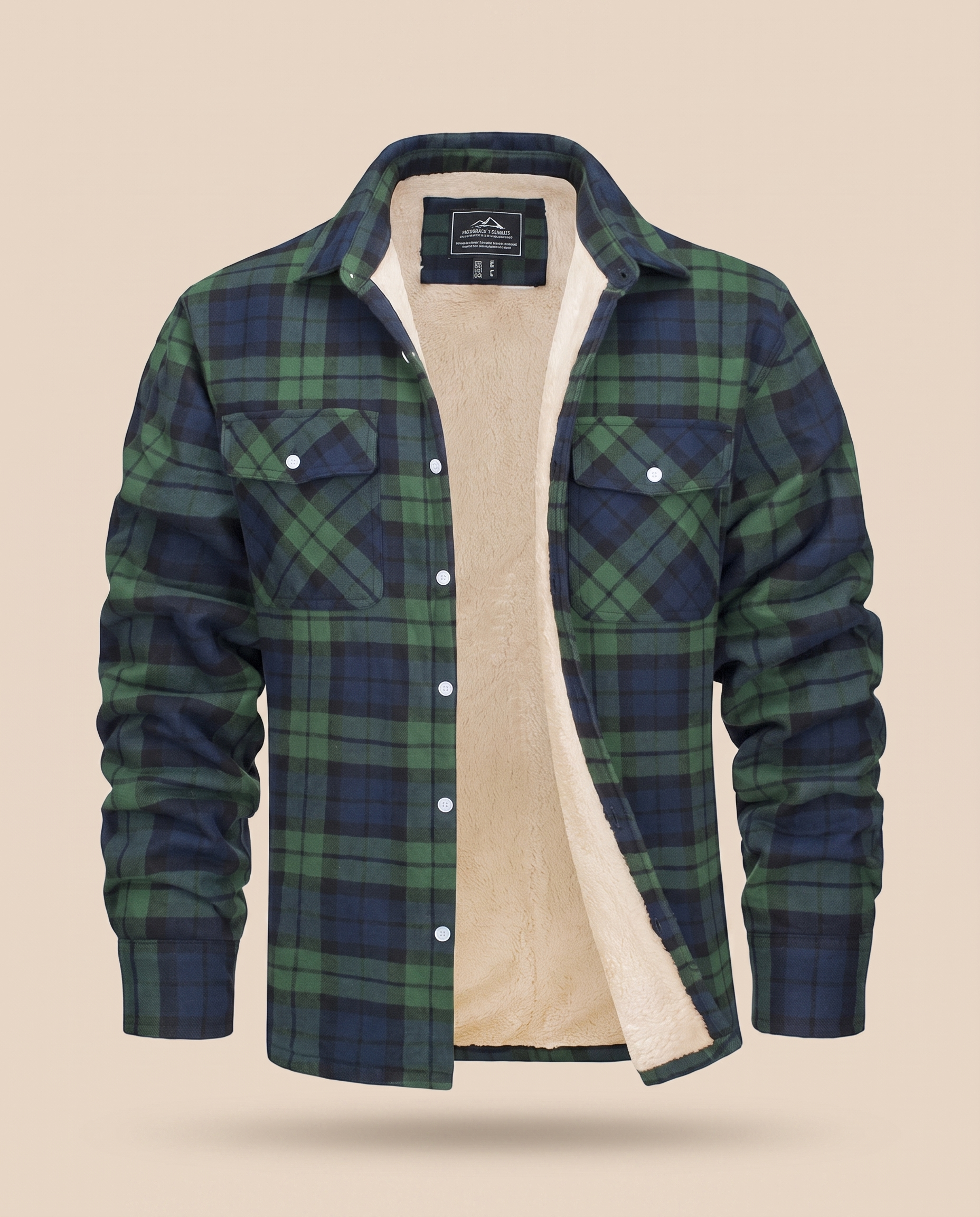 Herrenjacke Block 4 20 – beige Hintergrund