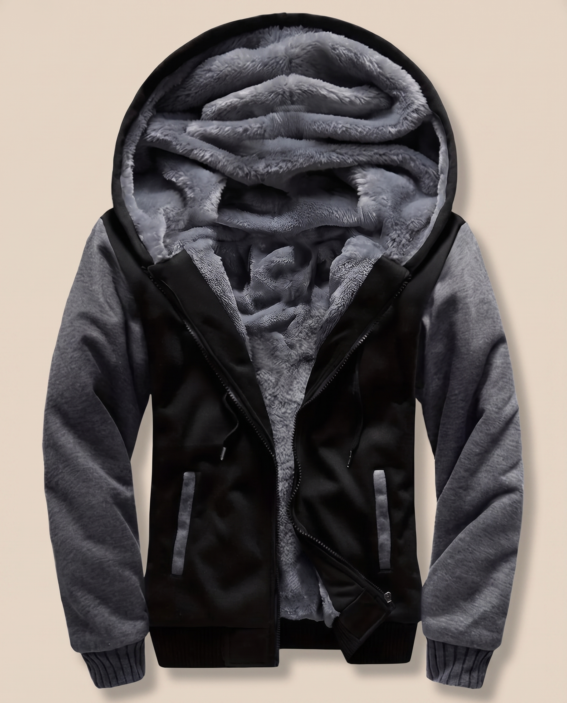 Herrenjacke Block 4 29 – beige Hintergrund