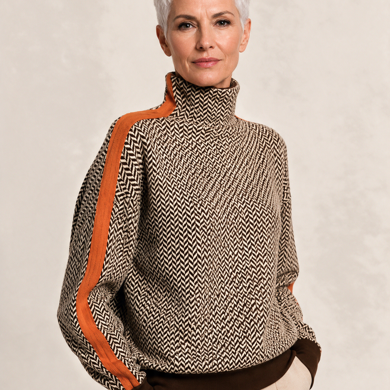 Emma Wien pullover 1 – fundo bege
