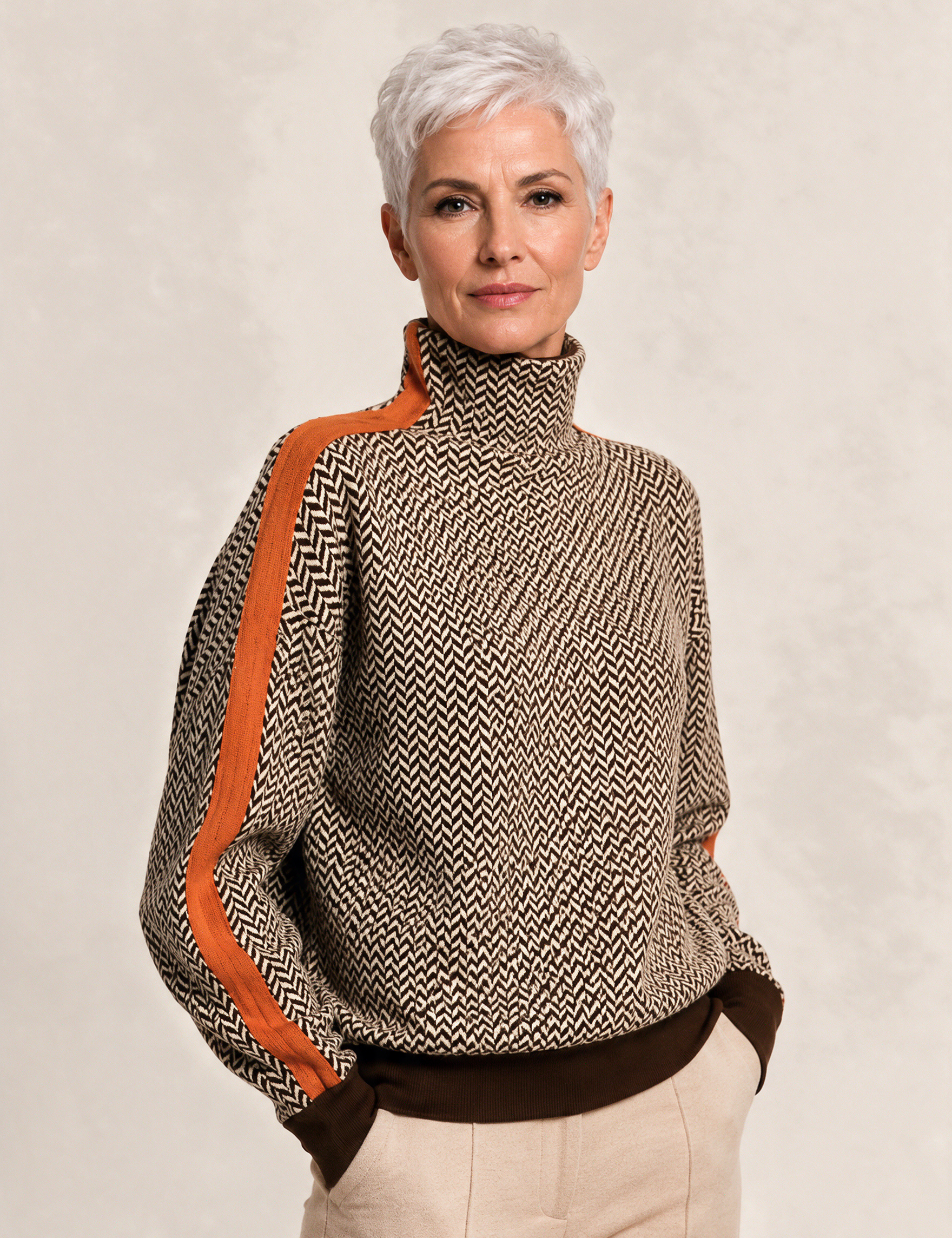 Emma Wien pullover 1 – fundo bege