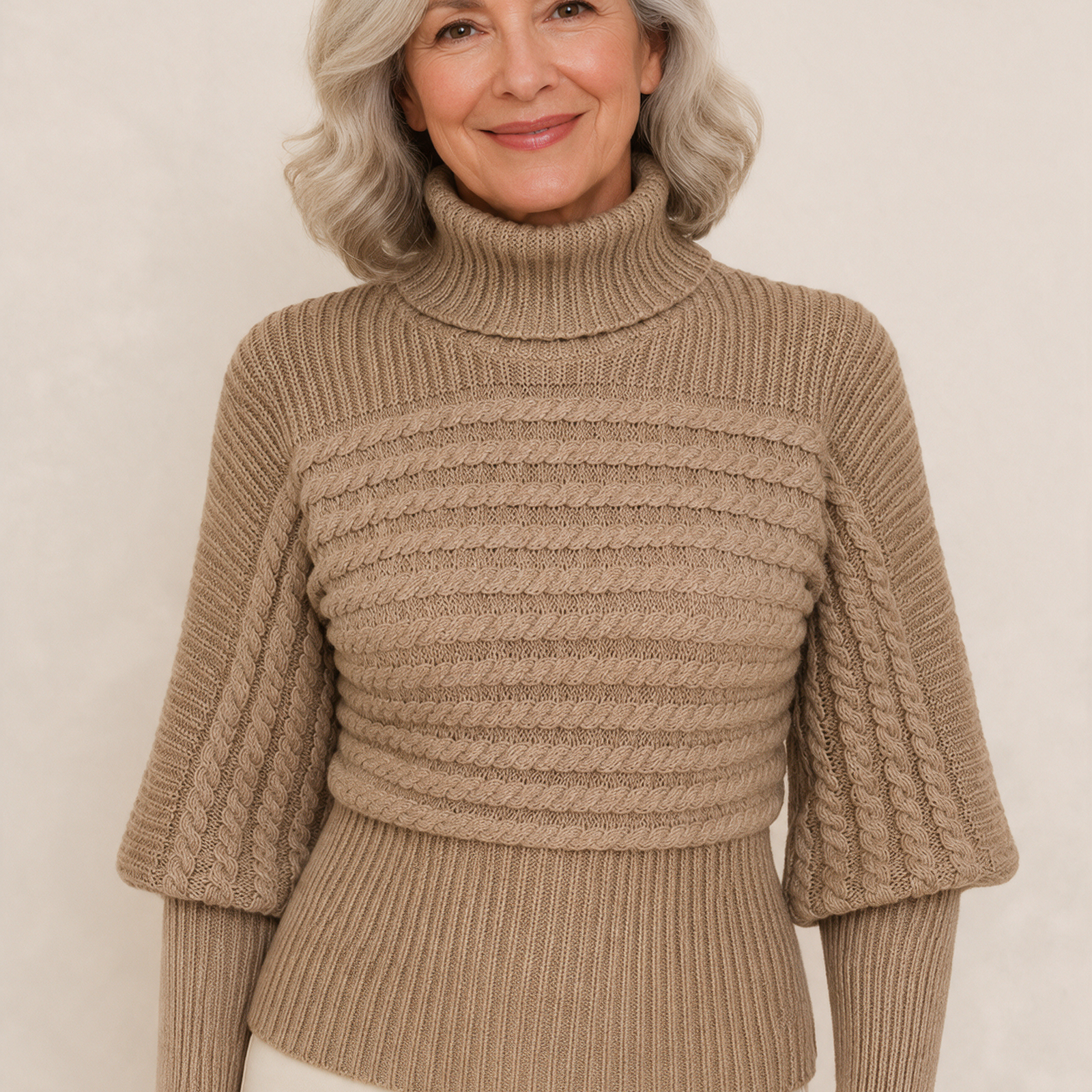 Emma Wien pullover 11 – fundo bege