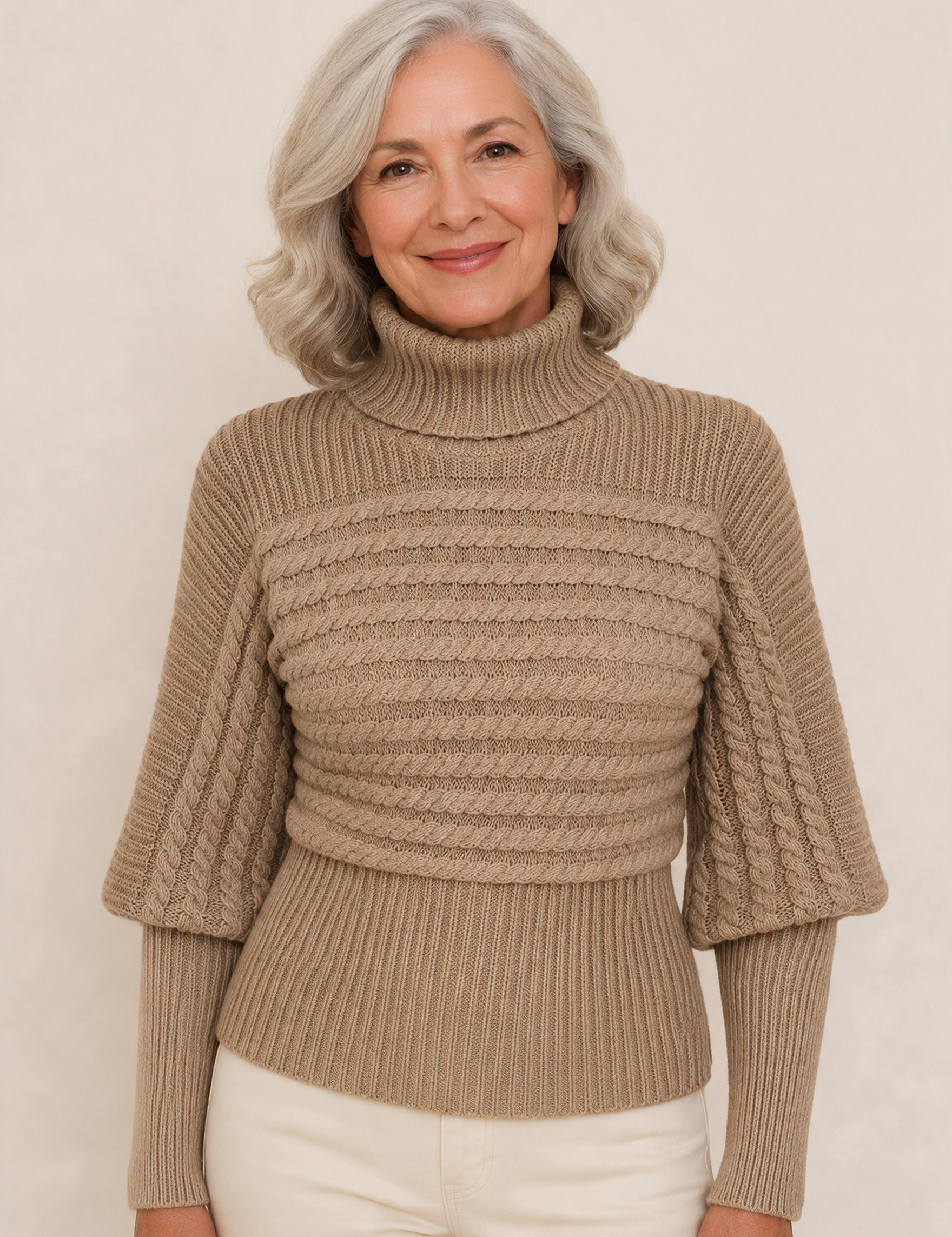 Emma Wien pullover 11 – fundo bege