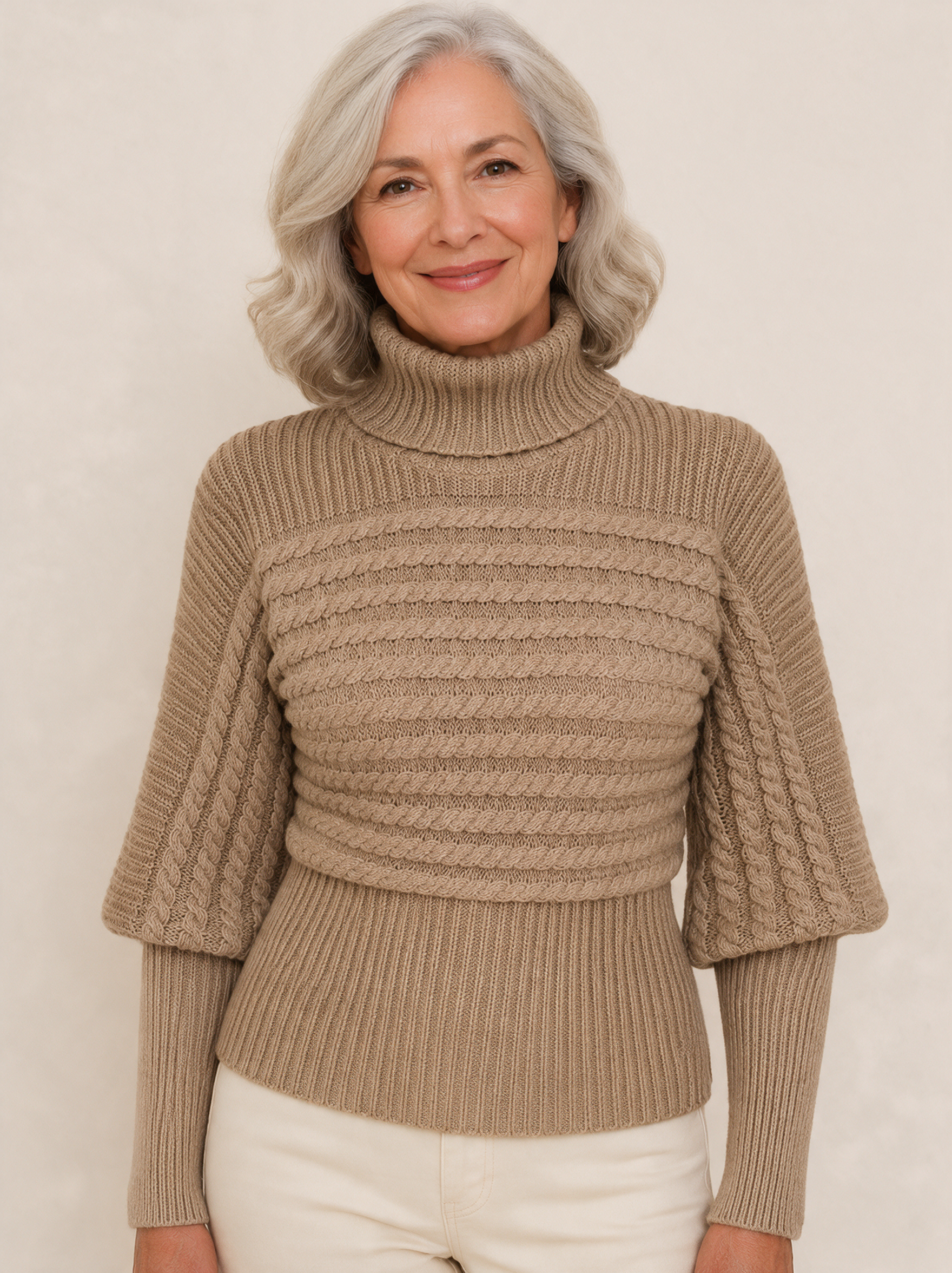 Emma Wien pullover 11 – fundo bege