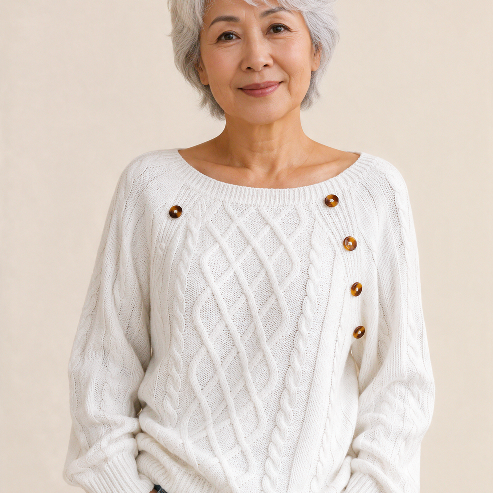 Emma Wien pullover 14 – fundo bege