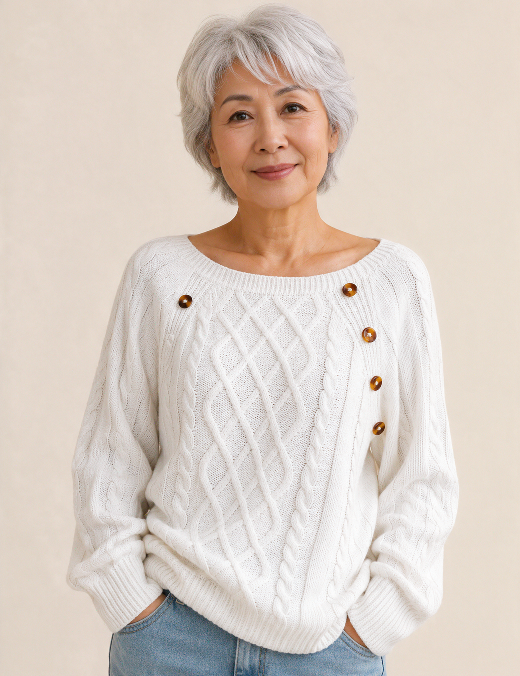 Emma Wien pullover 14 – fundo bege