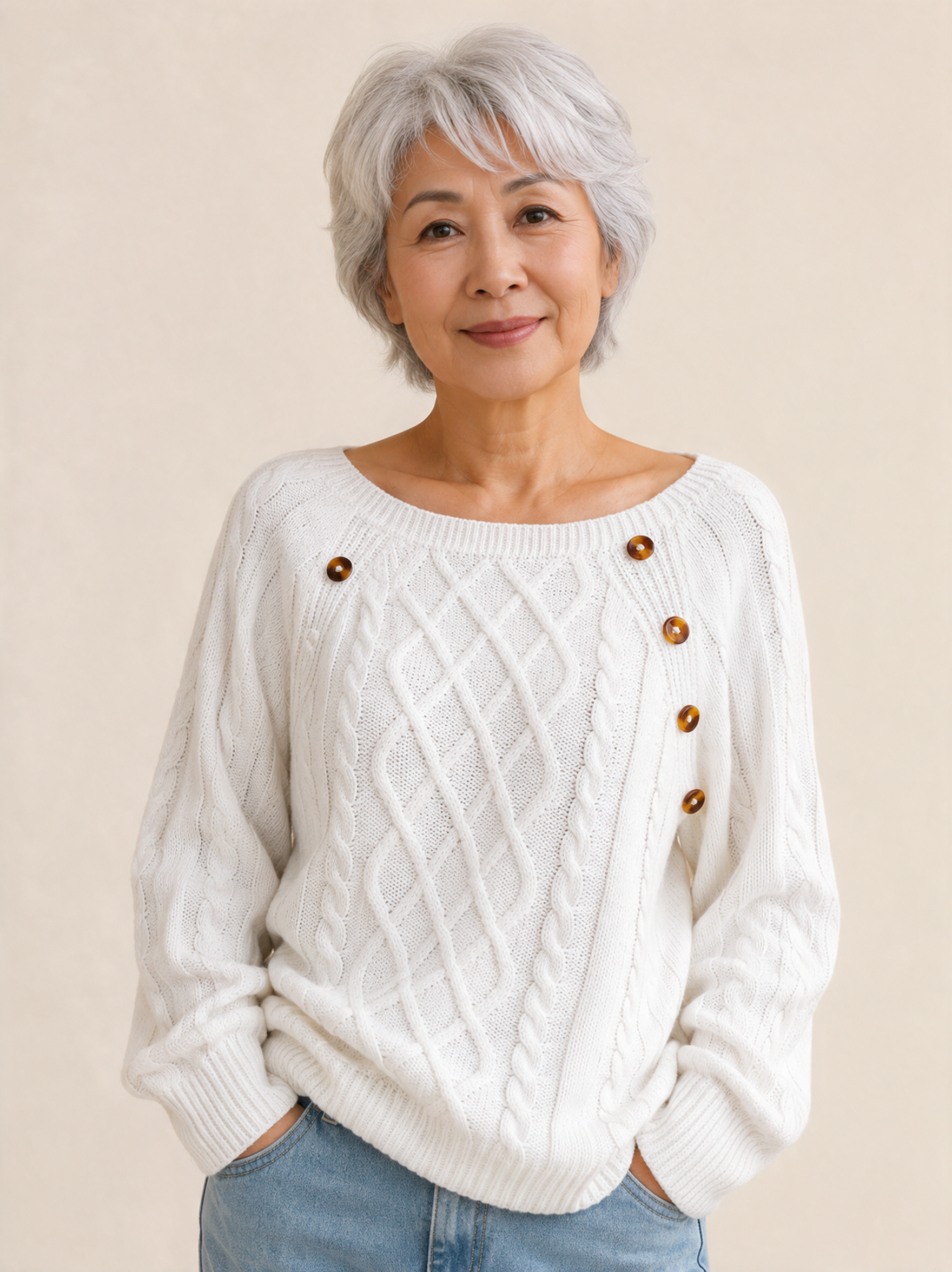 Emma Wien pullover 14 – fundo bege