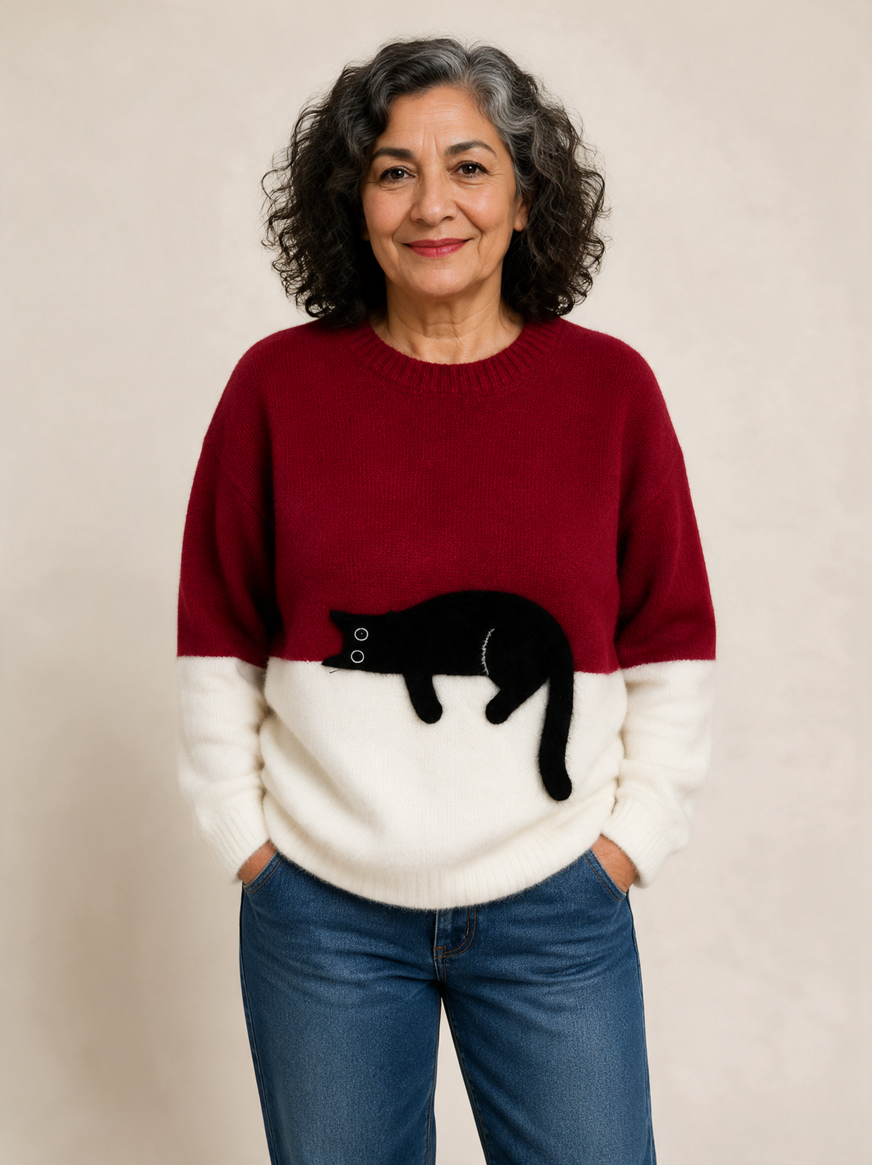 Emma Wien pullover 23 – fundo bege
