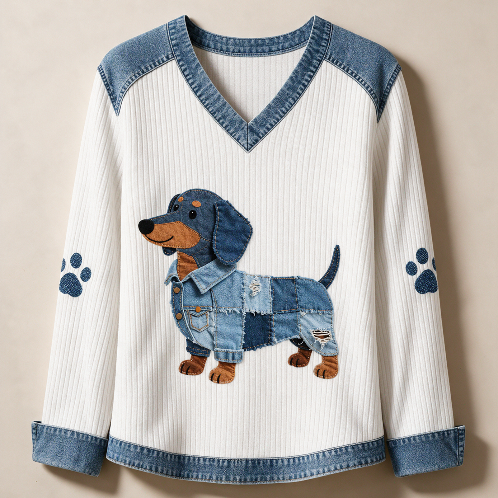 Emma Wien pullover 7 – fundo bege