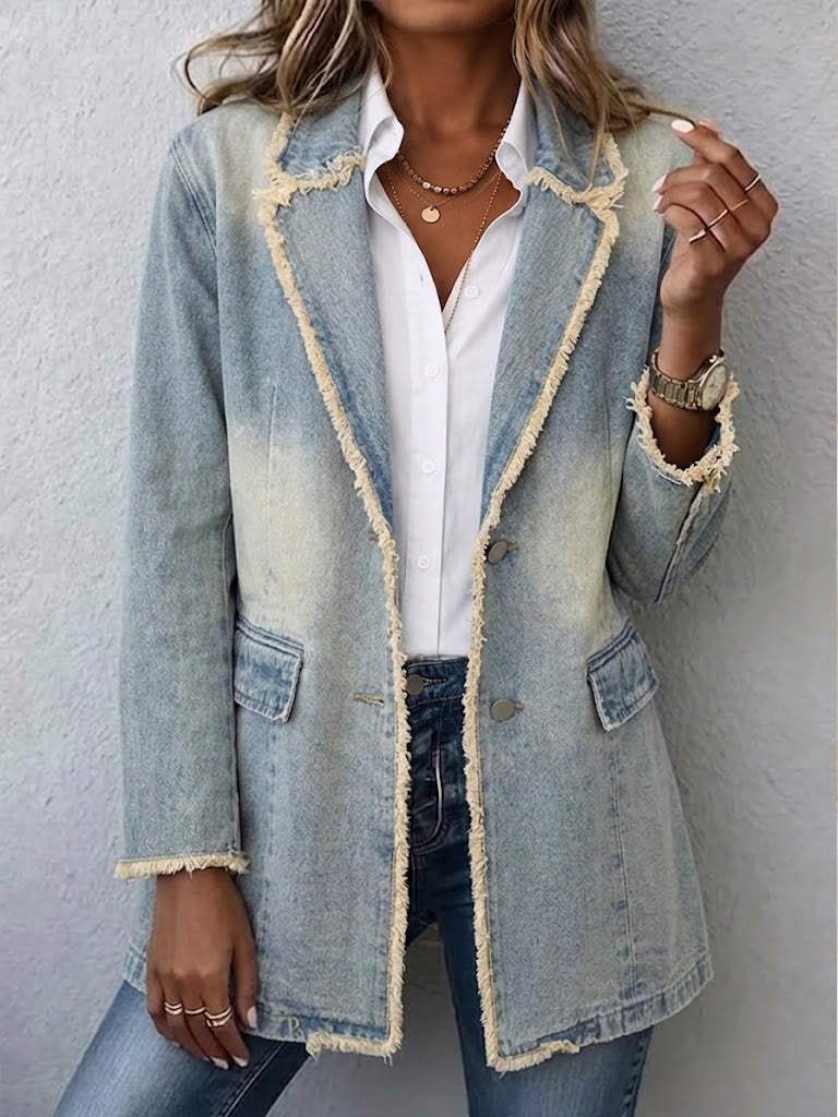 Wilma | Oversize-Blazer mit offenen Kanten – Bild 1