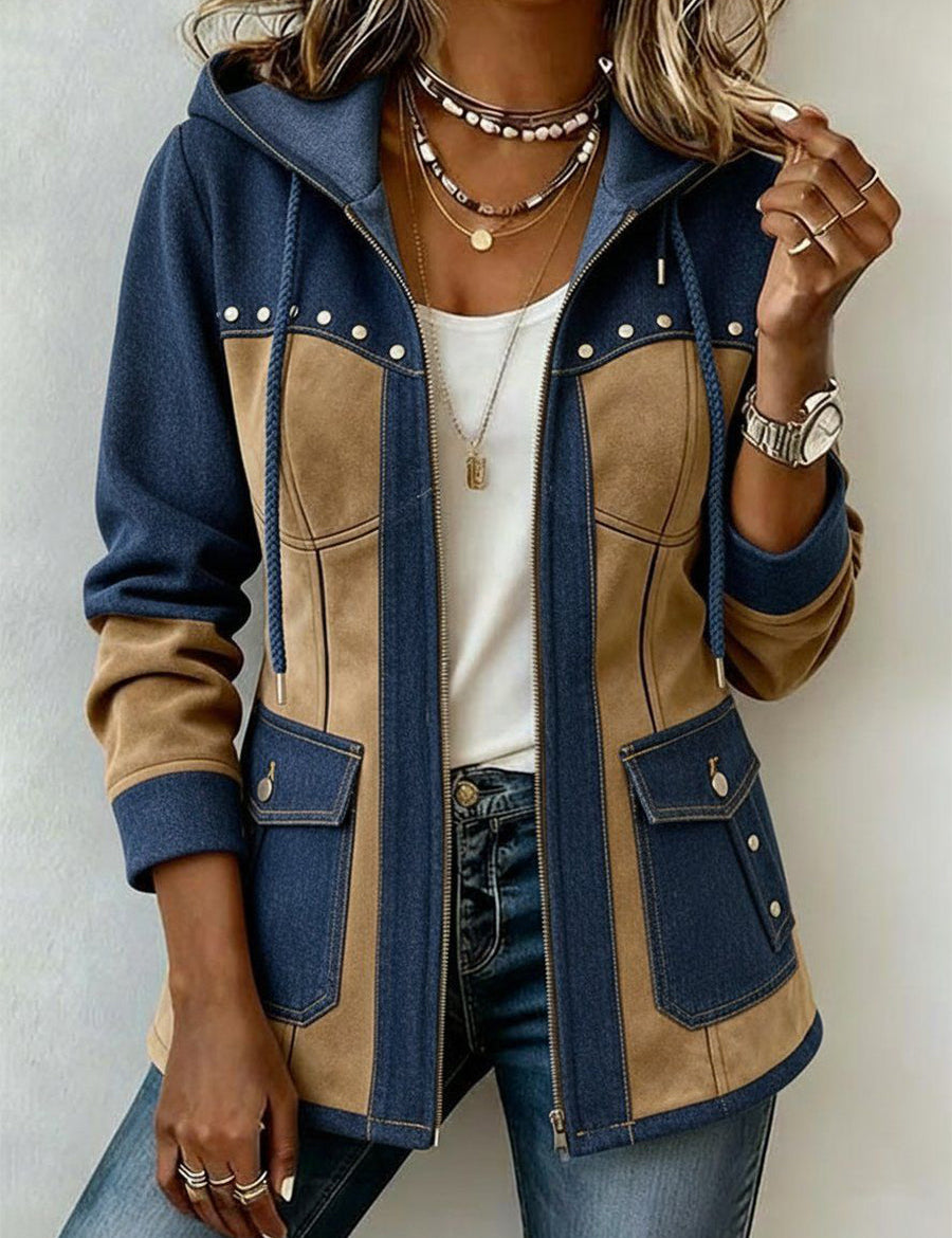 Frieda | Patchwork-Jacke mit Kapuze – Bild 1