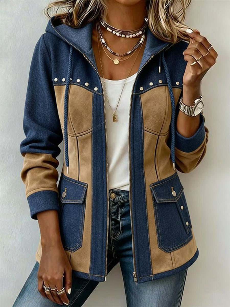 Frieda | Patchwork-Jacke mit Kapuze – Bild 1