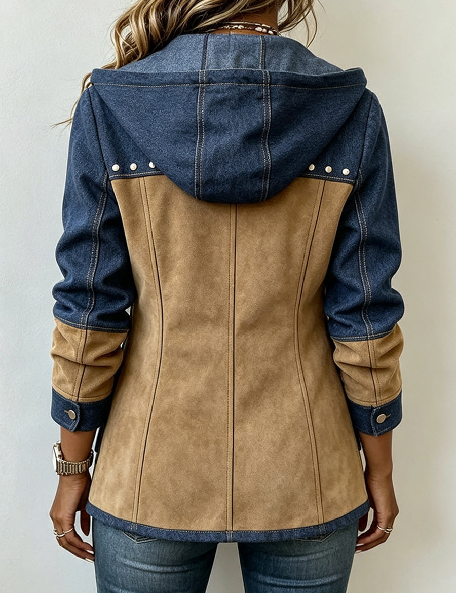 Frieda | Patchwork-Jacke mit Kapuze – Bild 2
