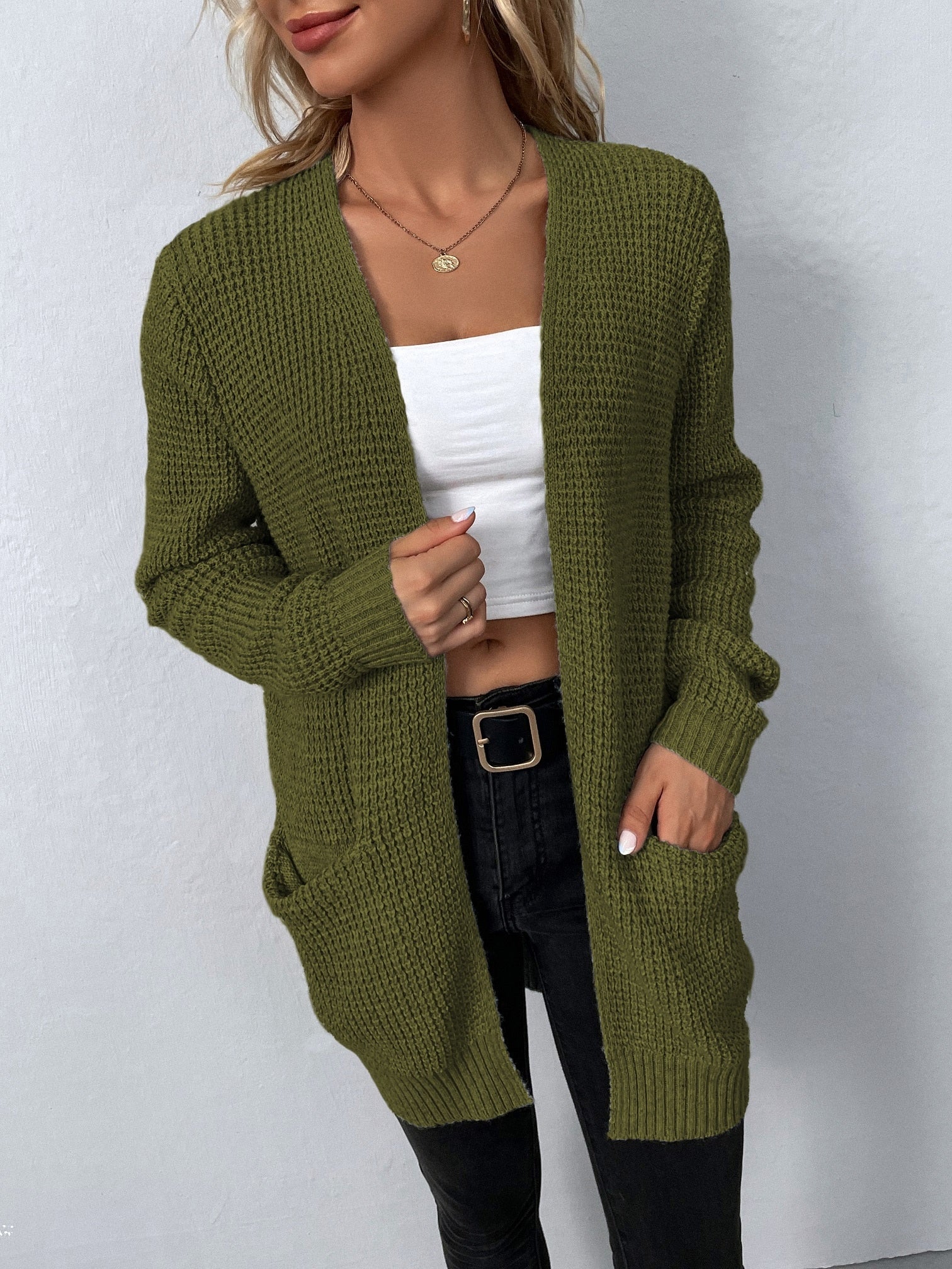 Esmae | Lang Cardigan für Damen – Bild 13