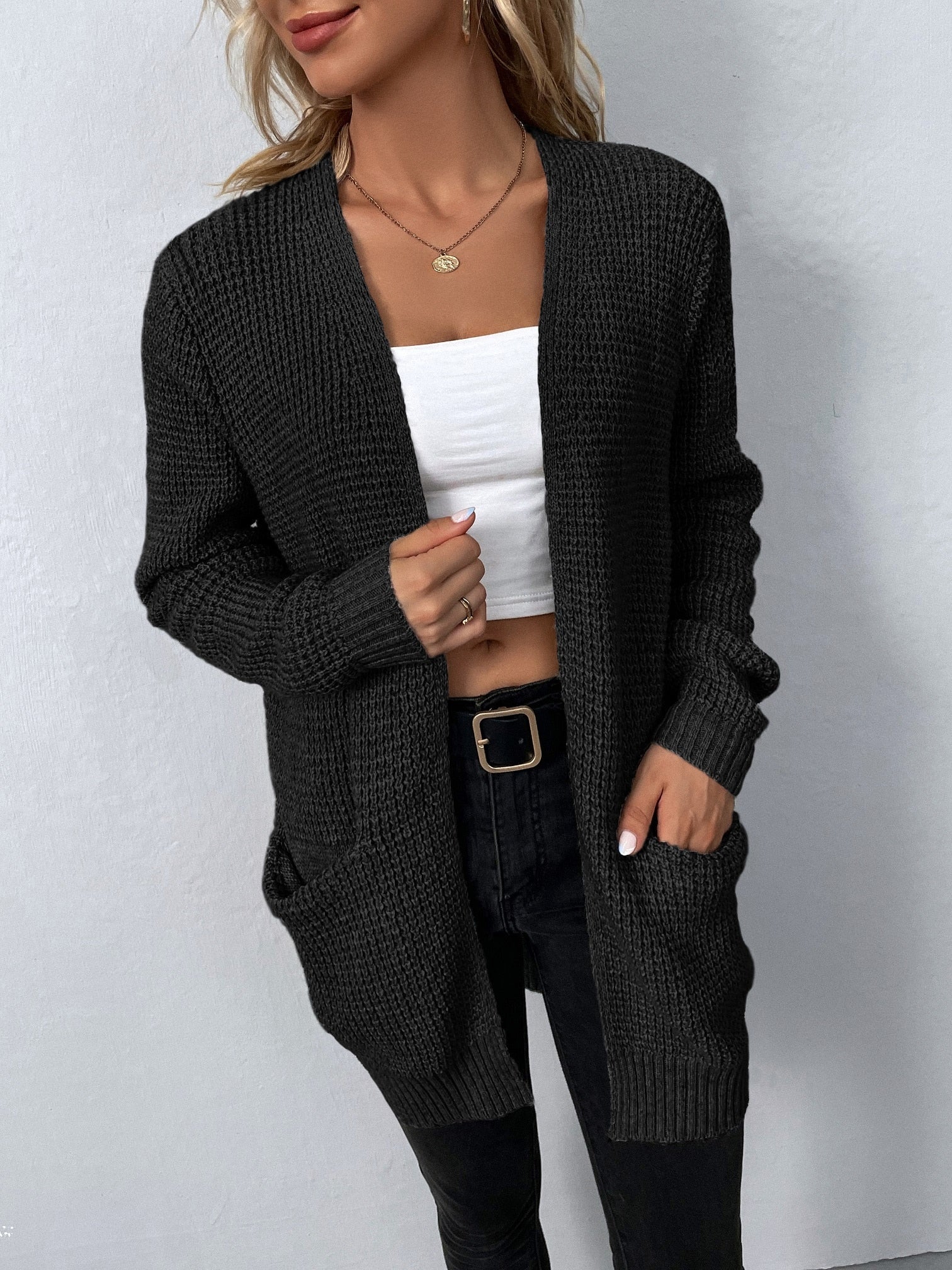 Esmae | Lang Cardigan für Damen – Bild 9