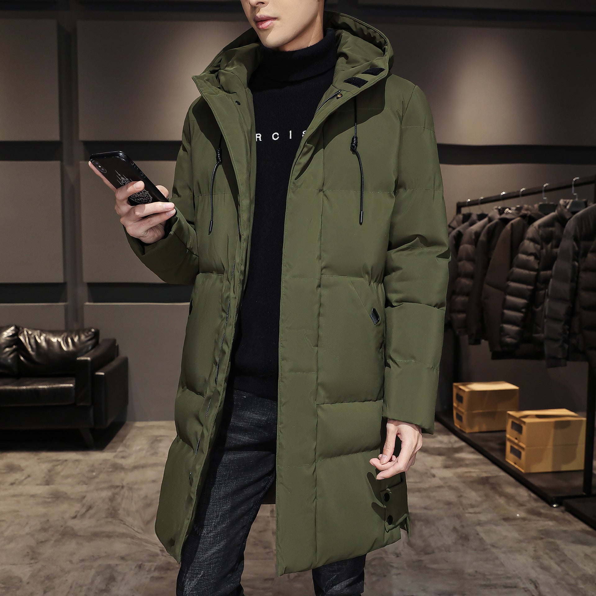 Thermal Winter Jacket Grün
