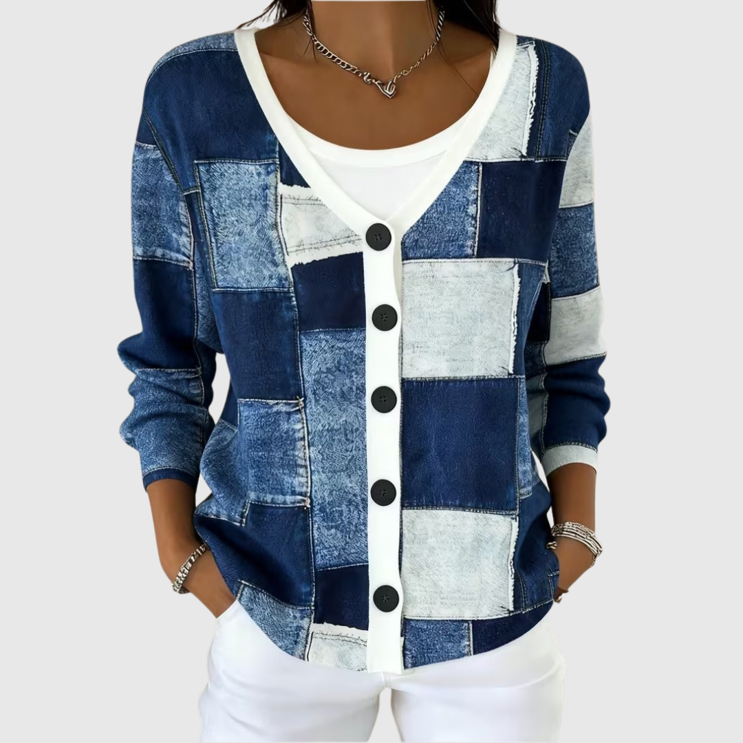 Salomé – Bequeme Strickjacke mit Knöpfen