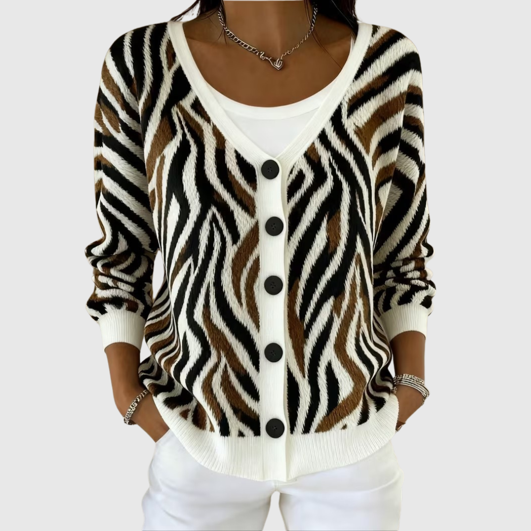 Séraphine – Bequeme Strickjacke mit Knöpfen