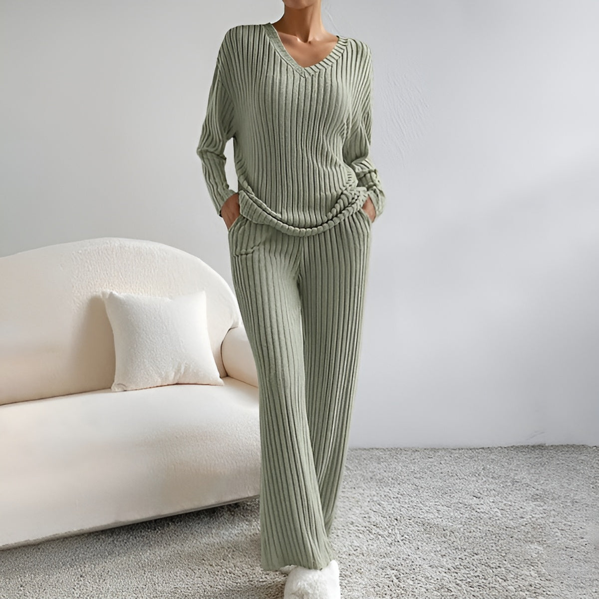Ioana-Maria | Zweiteiliges Strickset Pullover