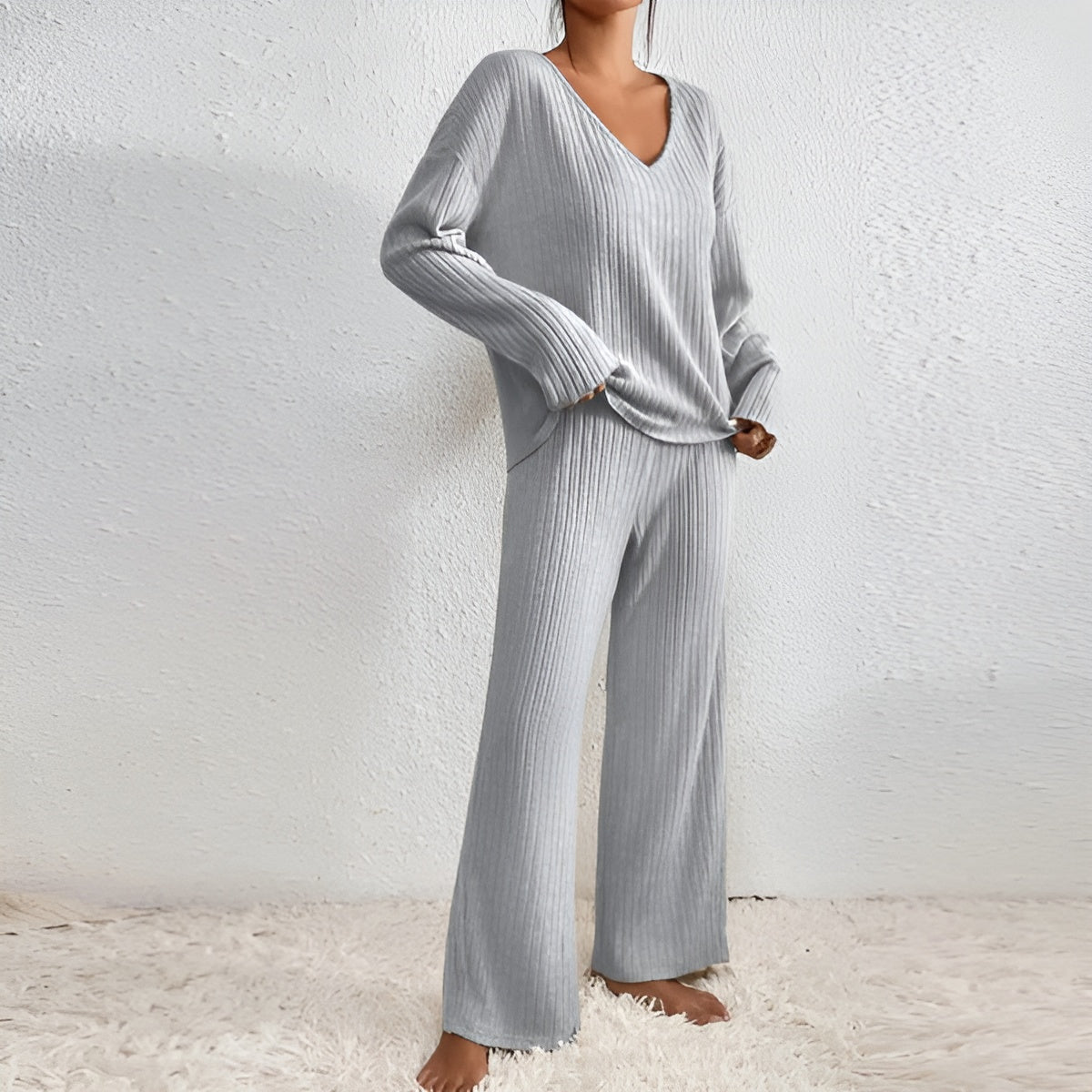 Ioana-Maria | Zweiteiliges Strickset Pullover