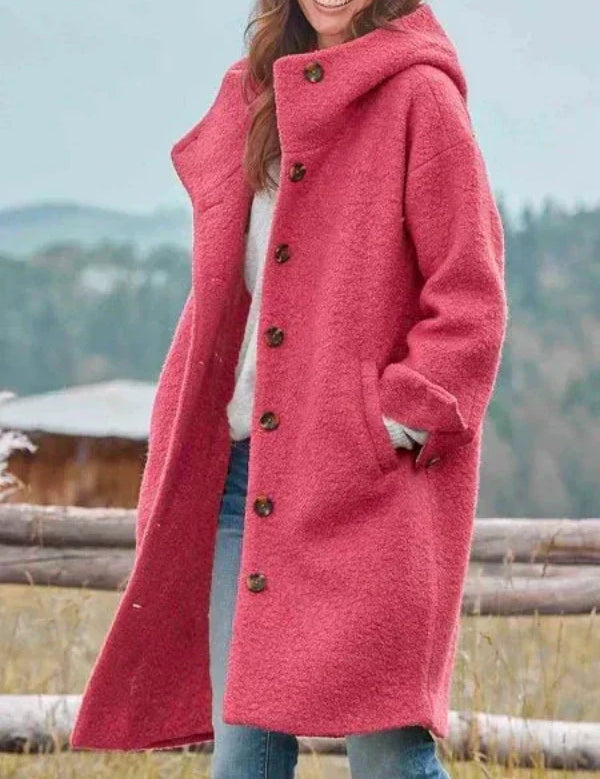 Sonia – Elegante Winterjacke – Rosa – Bild 1