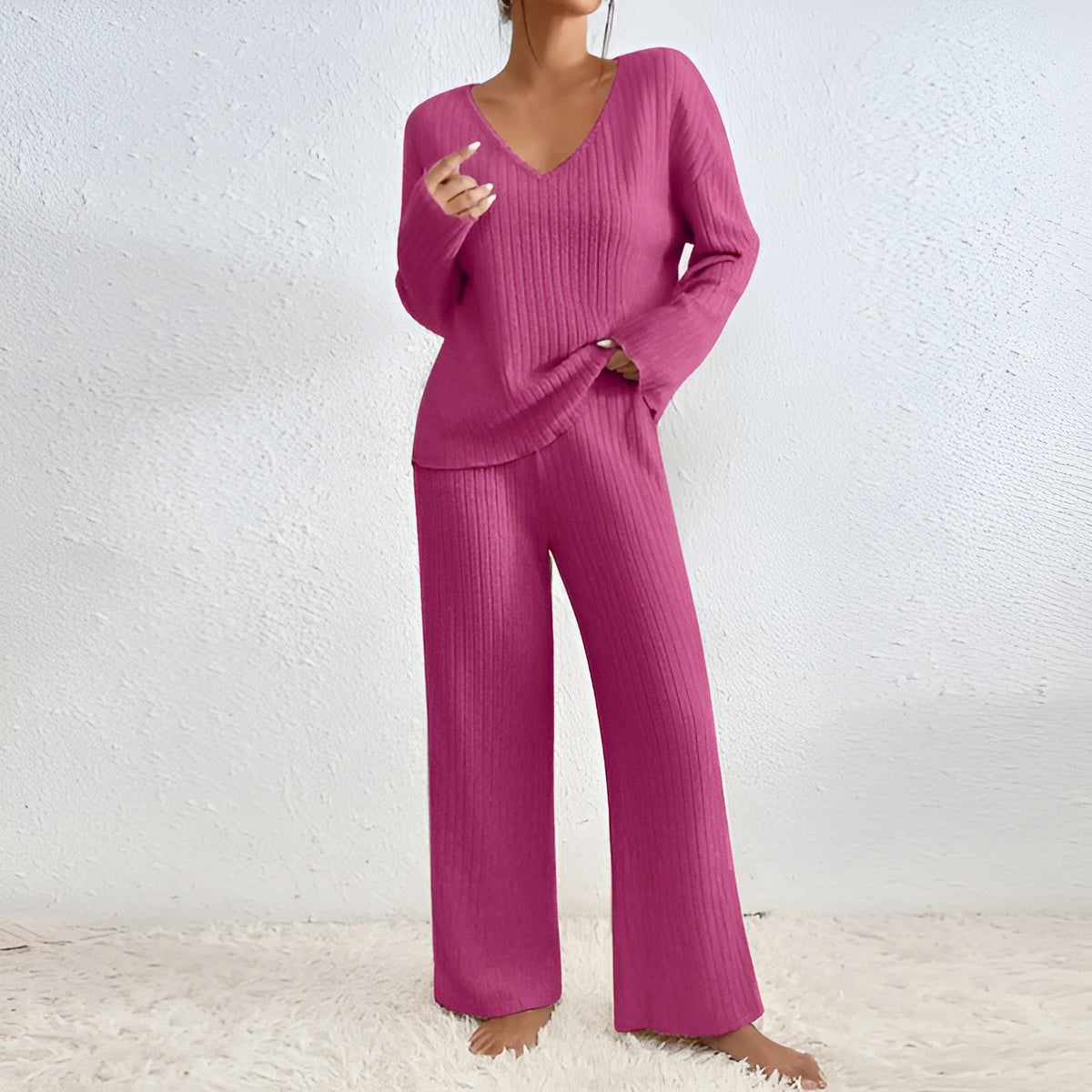 Ioana-Maria | Zweiteiliges Strickset Pullover