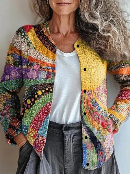 Liesl | Cardigan mit 3D-Print – Bild 1