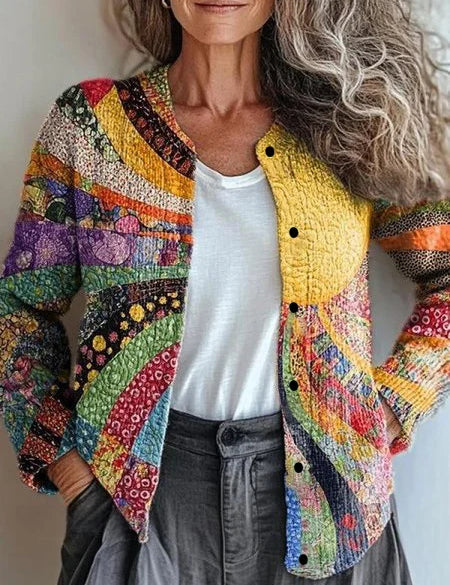 Liesl | Cardigan mit 3D-Print – Bild 1