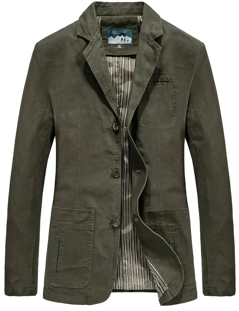 Casual Men's Jacket Schwarz