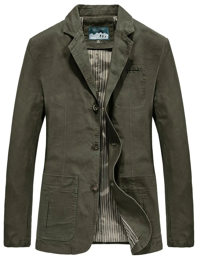 Casual Men's Jacket Schwarz