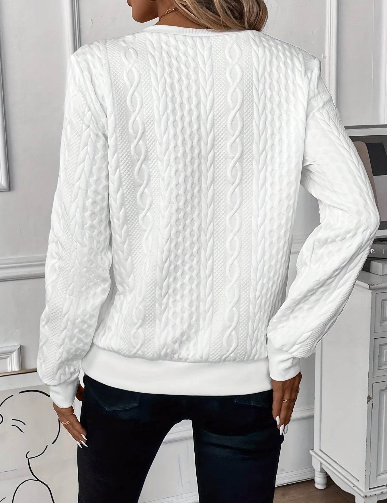 Maria-Valentina – Schicker, vielseitiger Strickpullover – Bild 2