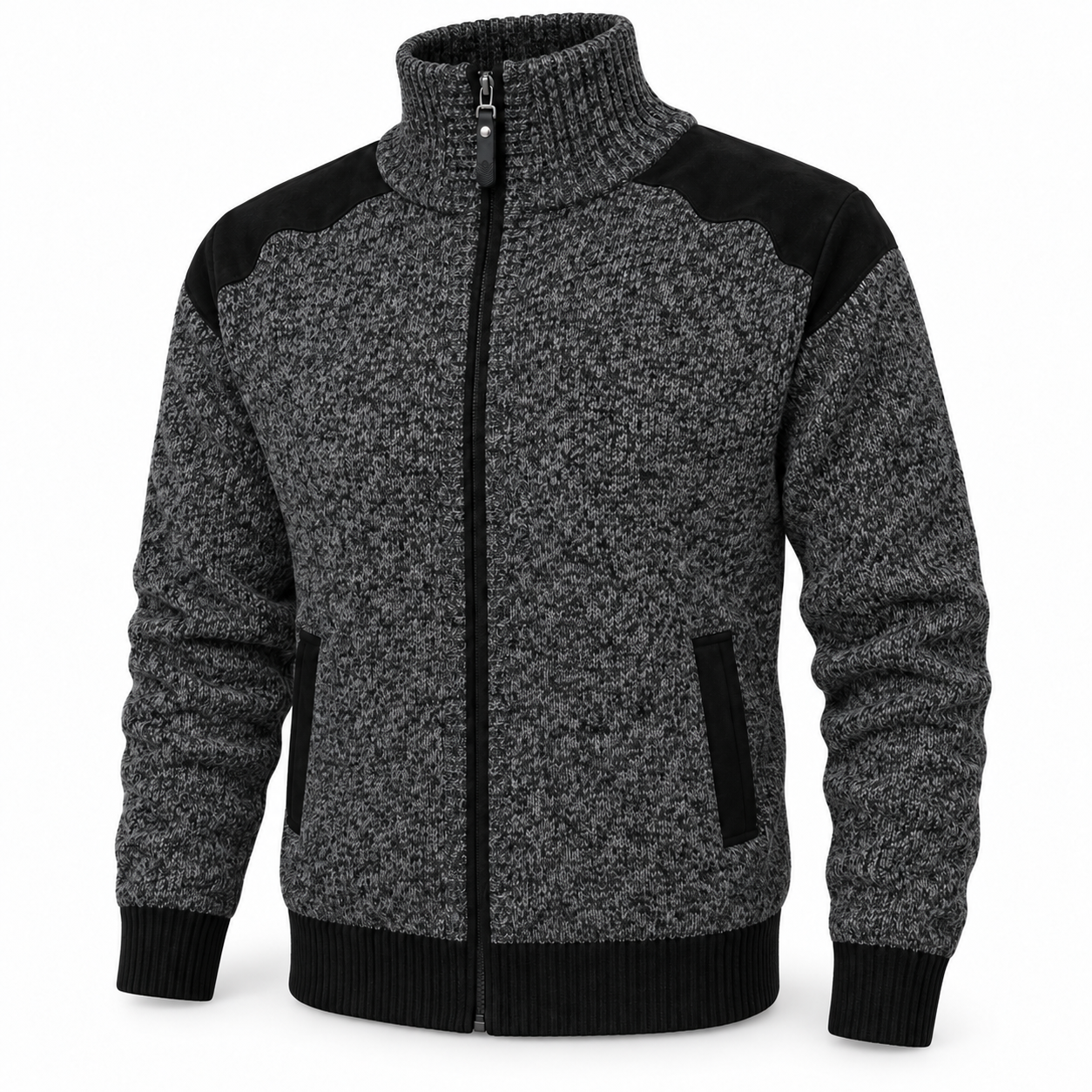 Florin Herren-Cardigan – Dunkelgrau